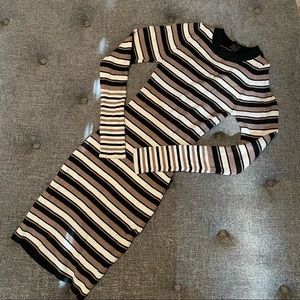 Windsor Striped Sweater Dress